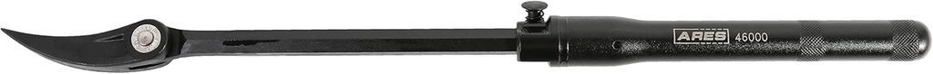 ARES 46000-13.3-Inch to 18.5-Inch Pry Bar - Indexable Bar, Extendable Reach - 14-Position Adjustable Angle Head - Chrome Vanadium Steel