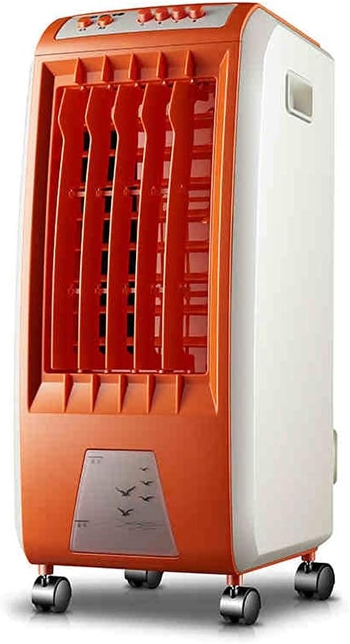Pedestal Fans Portable Evaporative Air Cooler with Fan&Humidifier, Indoor Tower Fan 3 air speeds: H/M/L, Oscillation Feature 65W Low Noise