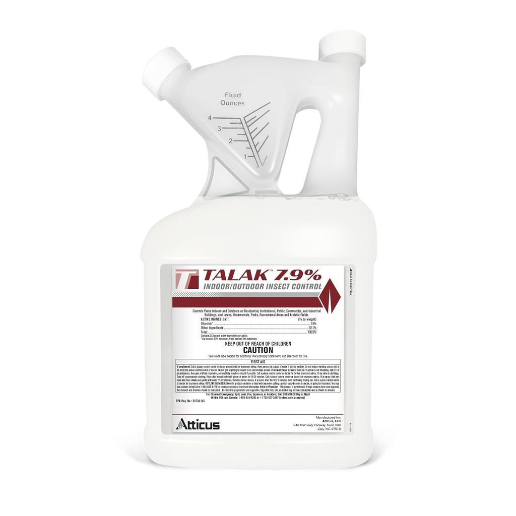 Atticus Talak 7.9% Indoor/Outdoor Insect Control - Bifenthrin Concentrate (1 GAL)