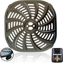 6QT Air Fryer Grill Pan for Gourmia GAF616 Air Fryers, Upgraded Air Fryer Crisper Tray Grill Crisper Plate Rack Insert Grate Grid Shelf for Gourmia 6QT Air Fryers, Nonstick, Dishwasher Safe