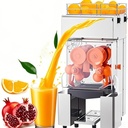 120W Full Automatic Commercial Orange Juicer Machine Citrus - Only Juicer with Dual Waste Containers Self - Cleaning Function and Food - Grade 304 Stainless Steel Design