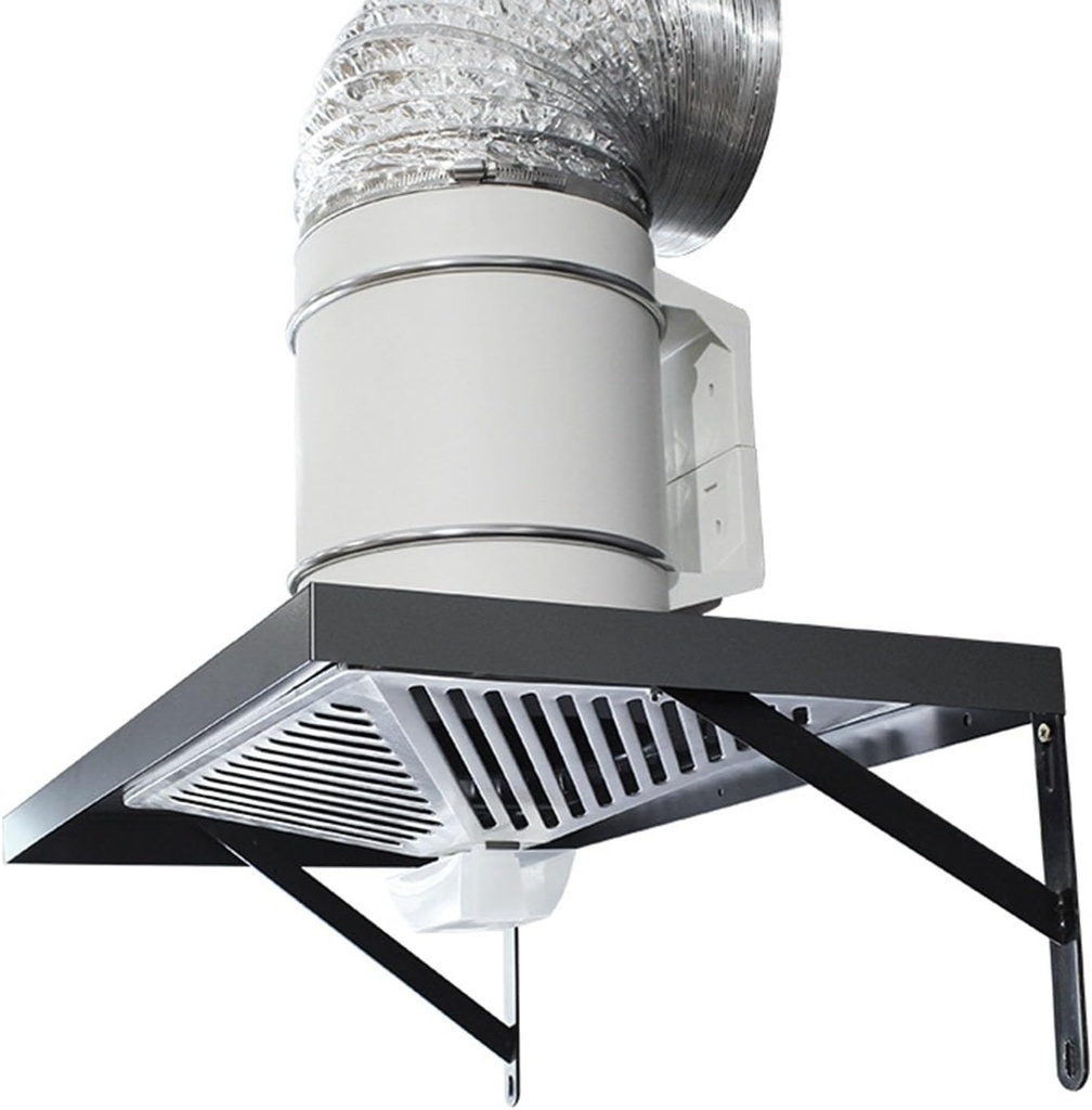 6/8 Inch Diagonal Flow Boost Ventilation Fan Kits, Speed 2600RPM, 50-60dBa ，For Home Office Kitchen(6inch)