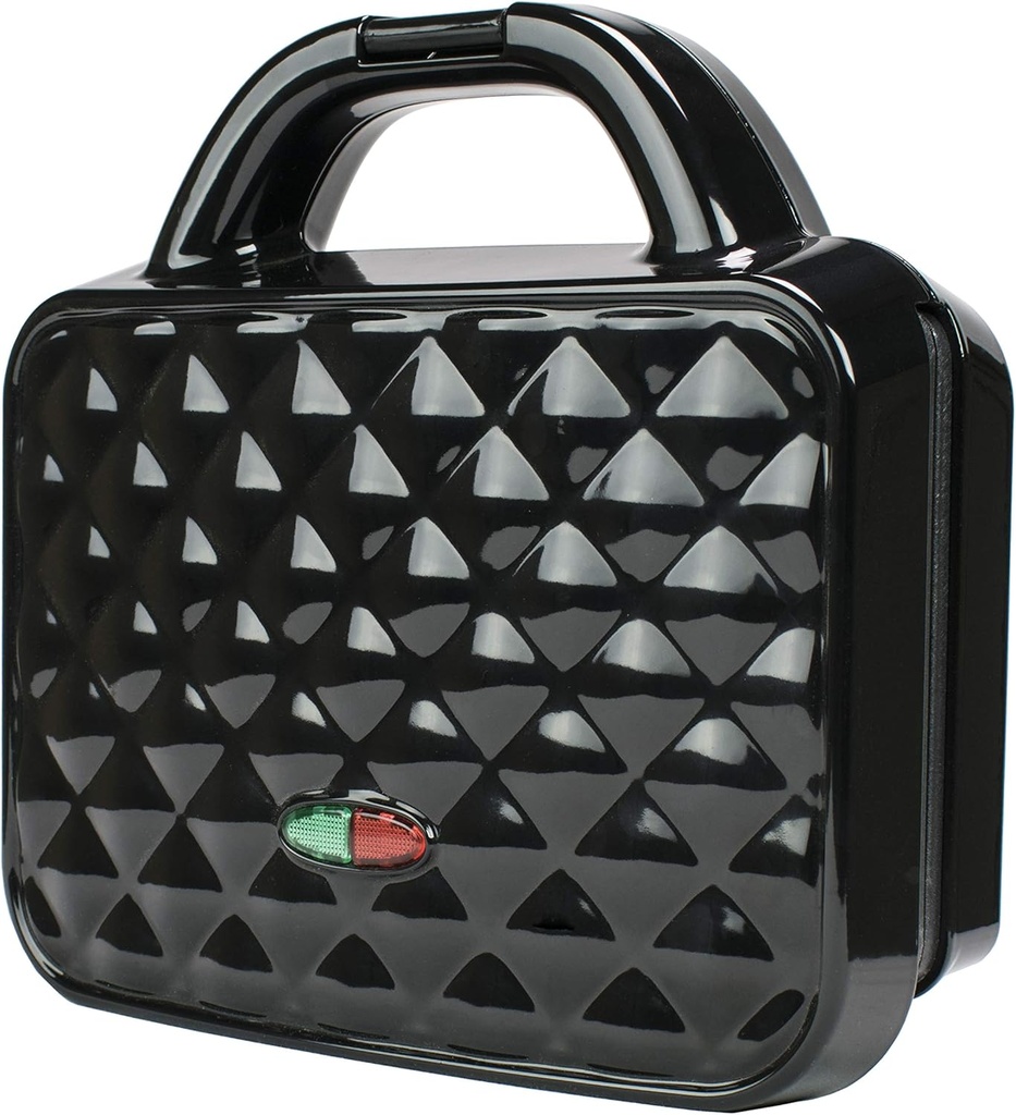Brentwood TS-239BK Couture Purse Non-Stick Dual Waffle Maker, Black