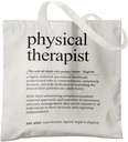Physical Therapist Tote Bag, Physical Therapist Gifts, Physical Therapy Gifts for Women, Reusable Grocery Bags Shopping Bags