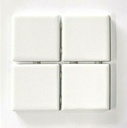 2" x 2" Essential White Matte Finish Ceramic Mosaic Tile Repair Sets (2" Individual Squares 5 Pack)