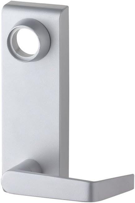 Dexter Commercial Hardware ED2000T-CLRM-R-ESC-NC-SP28 Grade2 Trim Pack with Escutcheon Lever, Classroom NC (Requires Mortise Cylinder), Aluminum