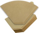 #4 Cone Coffee Filter Paper, 100 Count, Tailored for 8-12 Cups Drip Coffee Makers, Providing Natural Brown Unbleached Filters for Coffee Machine with Large Basket.