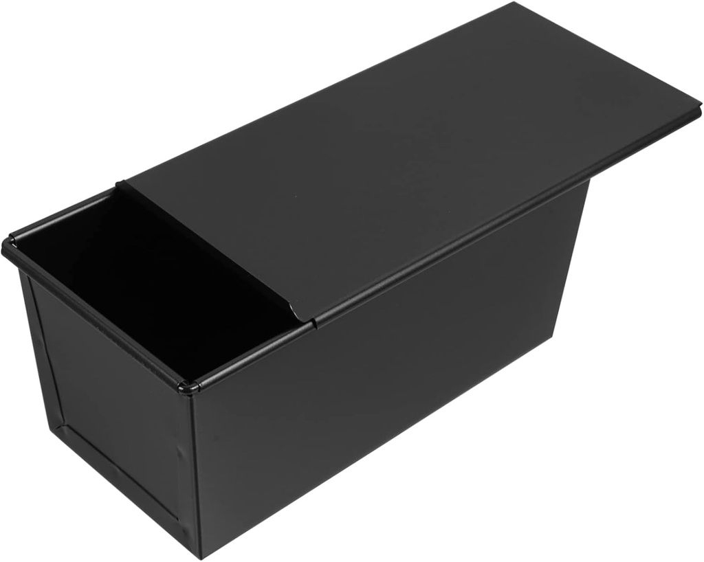 Non-stick Sliding Lid Toast Box Loaf Tin Lid Bread Pan Hole Metal Toast Mold Easy Cleanup