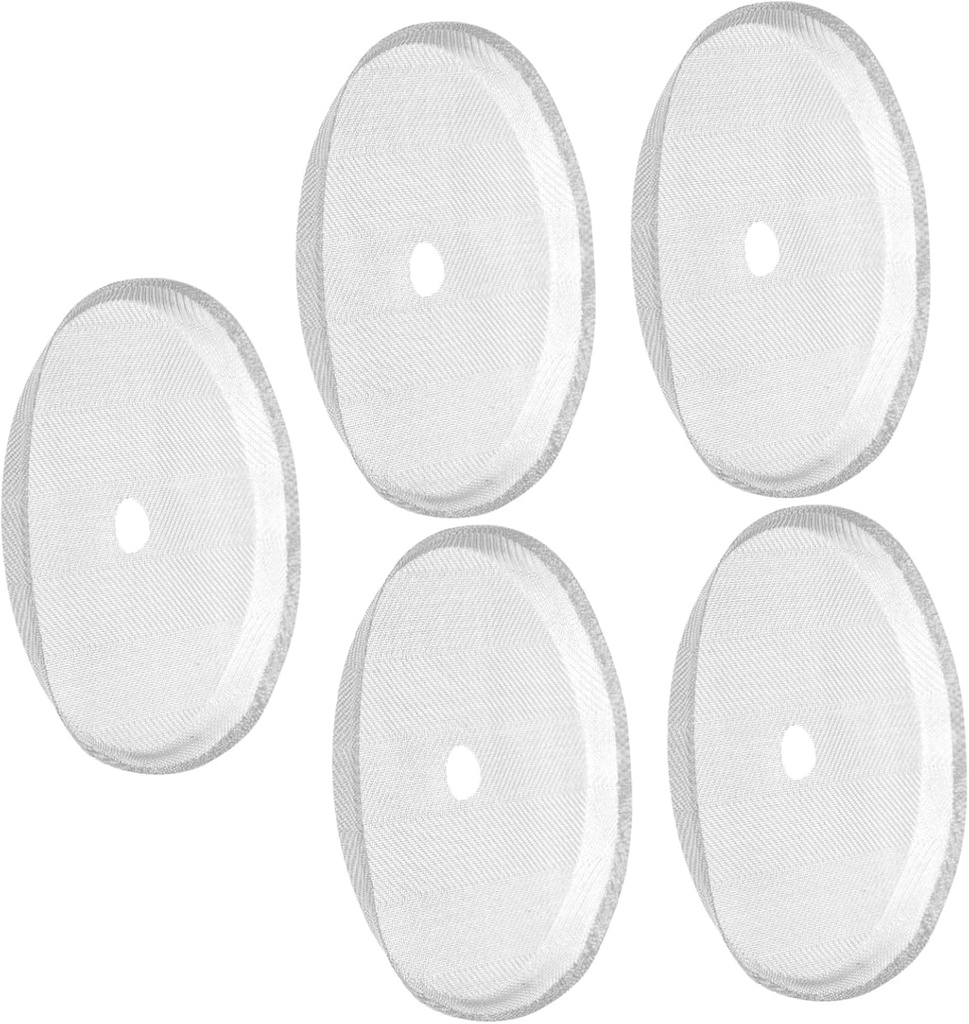 Cabilock 5pcs Reusable Stainless Filter Screens Cold Brew Replacement Mesh for Espresso Tea Makers Easy to Filtration for Authentic Taste