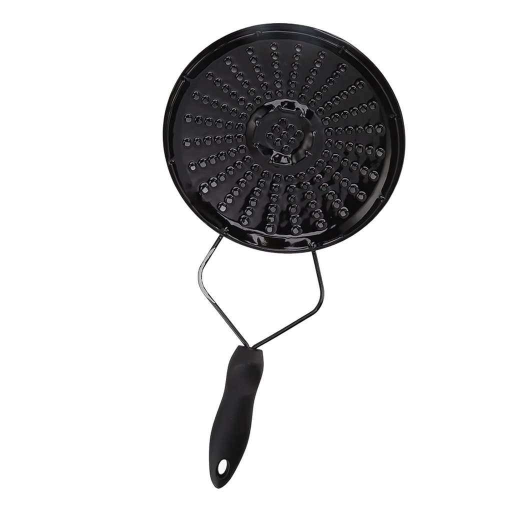 Gas Stove Diffuser, Stove Anti Scorch Heat Conduction Plate Hot Milk Cast Iron Simmer Plate for Countertop Burners Gas Household Enamel Thermal Storage Avoid Burning and Boiling