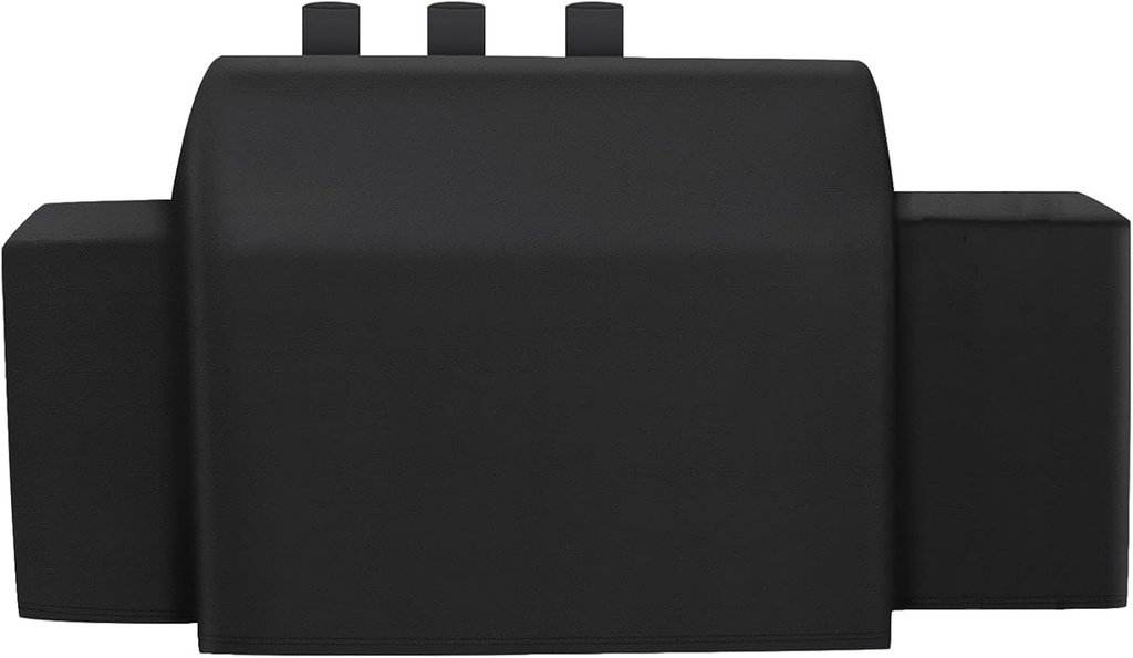 Grill Cover for Char-Griller Duo 5050 Double Play 5650 Charcoal Grill, Char-Griller 3-Burner Dual Fuel Expandable Propane Gas and Charcoal Grill and Smoker Cover, Heavy Duty Waterproof UV Resistant