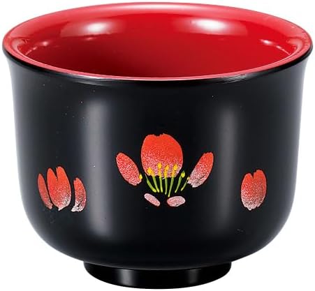 Nakatani Brothers Shokai Yamanaka Lacquerware Guinomi, Four Seasons, Kome, Spring 37-4803