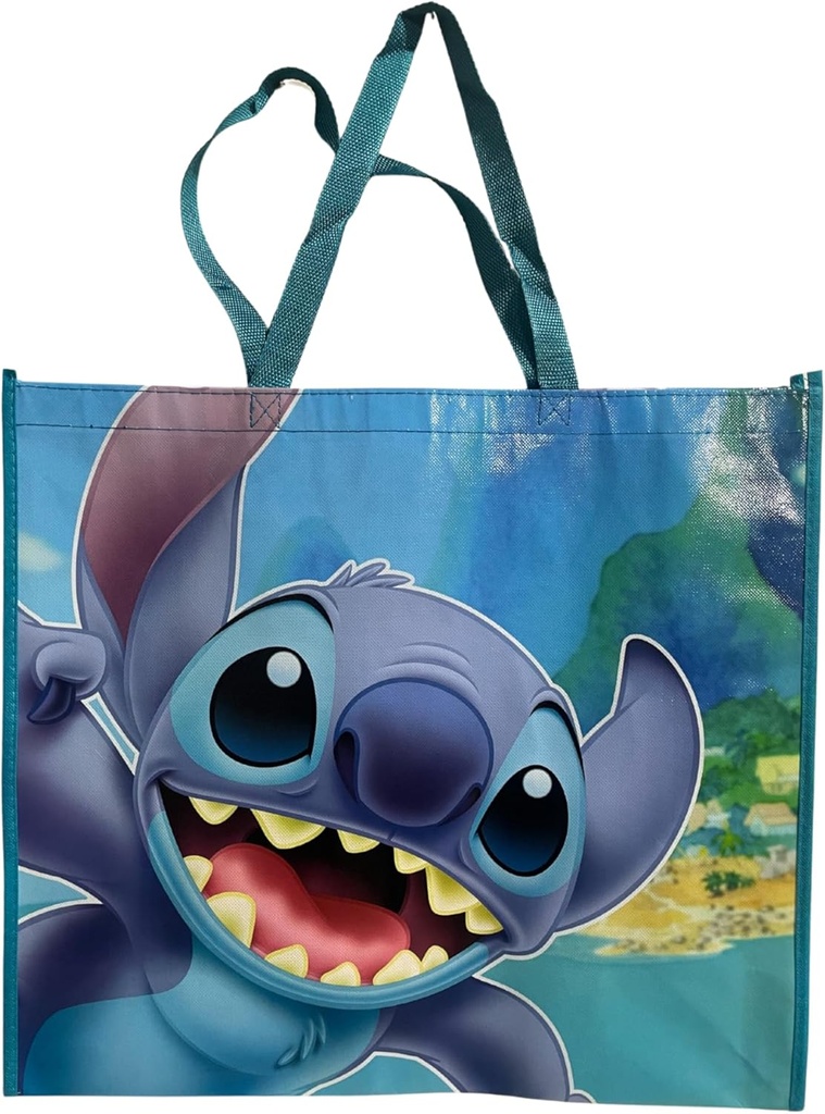 Legacy Licensing Partners Disney's Stitch from Lilo and Stitch Giant Extra Large 26" inch Reusable Tote Bag