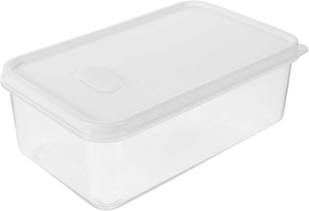 Large Capacity Reusable Bread Storage Box with Airtight Seal for Kitchen and Fridge Clear Toast Organizer Container Preventing Crushing and Keeping Bread Fresh Longer