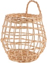 LIFKOME Wicker Basket Rattan Storage Basket Woven Flower Decor for Kitchen Garden Random