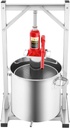 5.81 Gallon / 22L Stainless Steel Hydraulic Fruit Press,3 Ton Pressure Home Grape Wine Juice Apple Cider Press with Filter Bucket & Press Plate for Wine and Juice Making Supplies