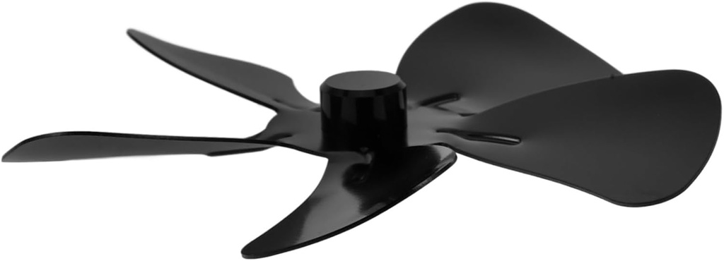 Mini Stove Fan Compact Fireplace Fan for Efficient Air Circulation Lightweight Design for Spaces Elegant Antique Finish Replacement Part for Burners and Fireplaces