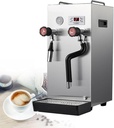 Electric Commercial Milk Frother,2 Wand Automatic Steamer Foaming Machine,LED Display,for Espresso Milk Tea