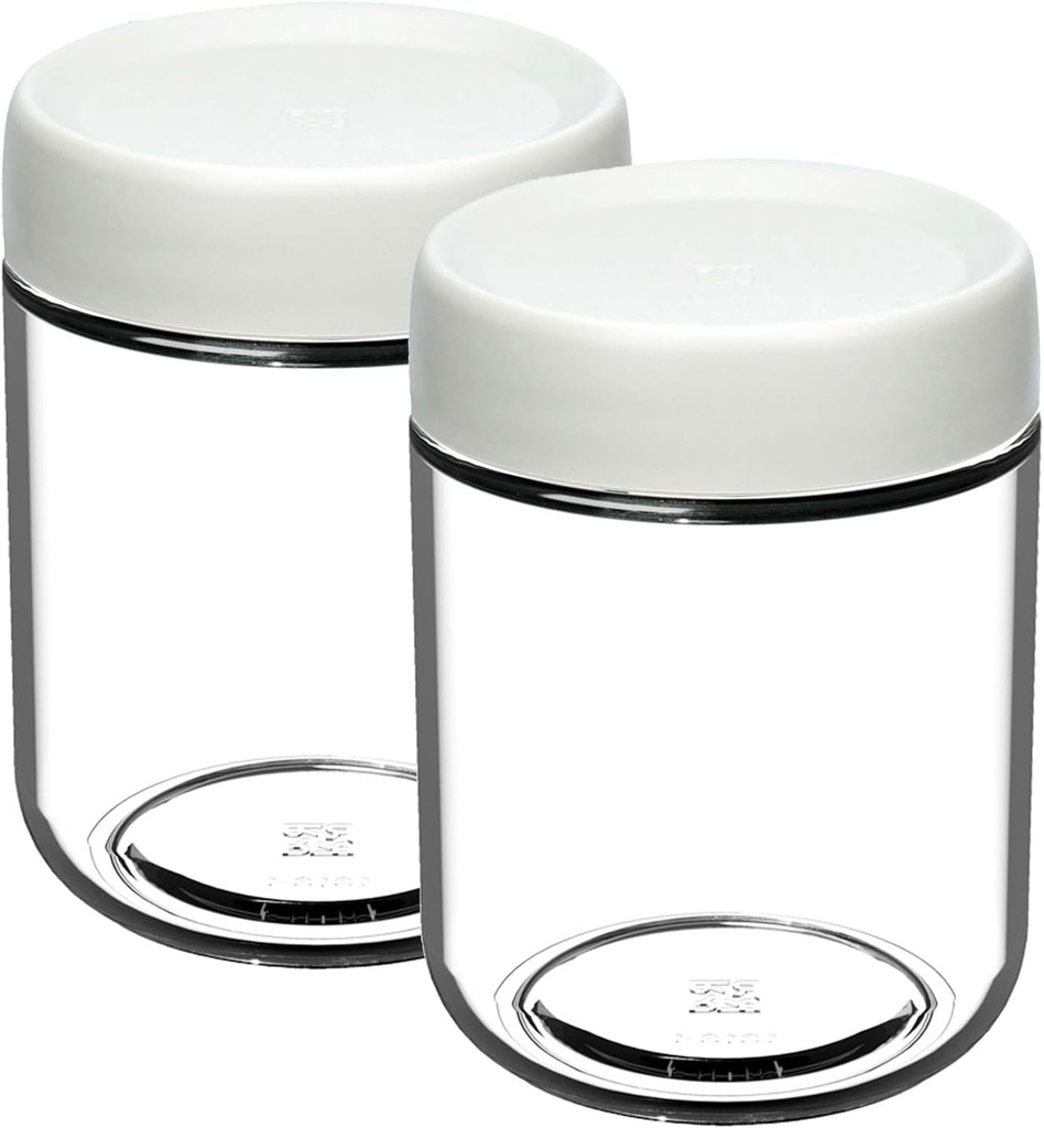2 Pack Glass Jars with Screw Lids for Salad Dressing, 16oz Overnight Oats, Condiment Sauce, Baby Food Kids Snacks, Meal Prep Container, Canning Spice Wide Mouth Leak Proof Storage Airtight Containers