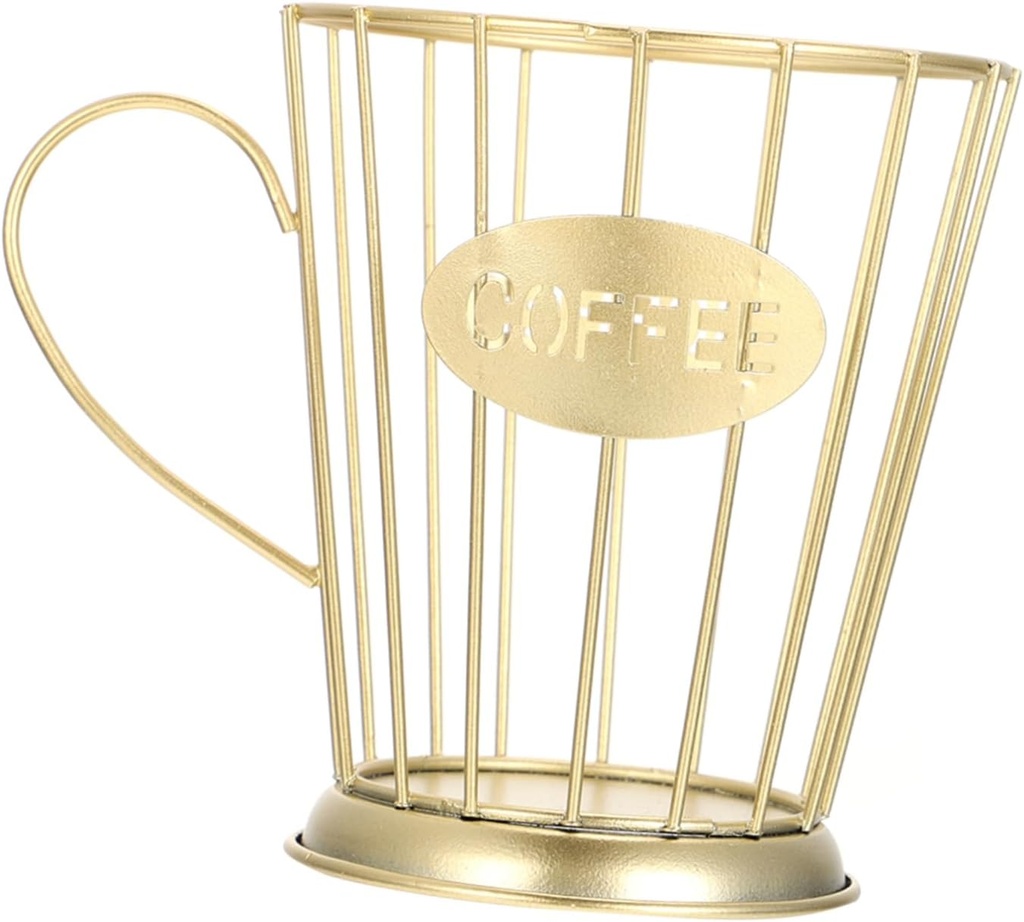 Amosfun Capsule Storage Basket Cup-shaped Coffee Organizer Holder for Convenient Storage Design for Coffee Capsules and Accessories for Kitchen Counter and Break Room