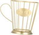 Amosfun Capsule Storage Basket Cup-shaped Coffee Organizer Holder for Convenient Storage Design for Coffee Capsules and Accessories for Kitchen Counter and Break Room