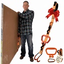 Multus Max Mover Panel Lift – Heavy Duty Plywood, Sheetrock & Drywall Carrier | Ergonomic Handle Strap System for Easier Lifting & Moving Panels