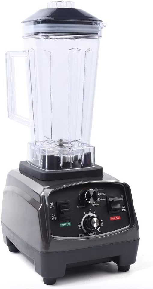 Food Blender Mixer, 2L 1000W Automatic Countertop Blender Kitchen Blender Food Fruit Mixer Juice Extractor Built-in Timer for Smoothies Ice Sauces Soups