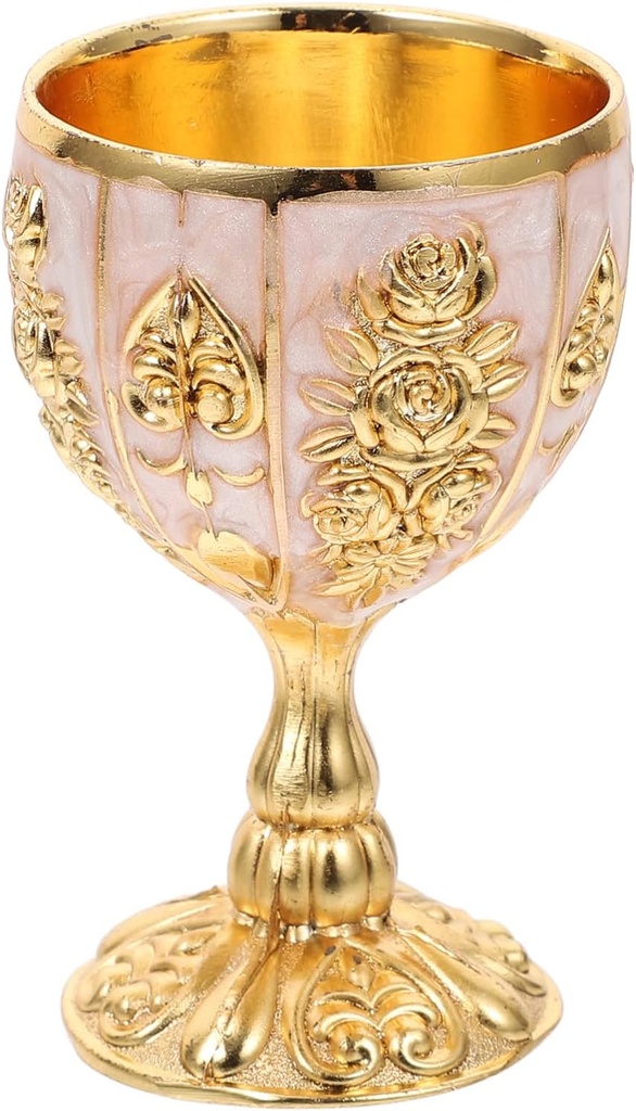 Vintage Decor European Style Household Wine Cup Cocktail Glass Goblet Wedding Decor