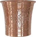 CC Series (20 oz) - Handcrafted Super Heavy Weight Drinking Cups or Serving Cold Beverages and Cocktail Mugs, Handmade Unlined Uncoated Pure Solid Copper Tumblers (Engraved)