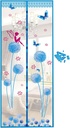 Door Screen Magnetic Closure 35"x83" - Keeps Fly Bugs Out for Front Back Door & Doorway, Strong Magnet, Heavy Duty Net, Hands Free Entry Mesh, Self-Closing, Pet and Kid Friendly, Blue