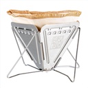 BruTrek Collapsible Pour Over Camping Coffee Maker - Stainless Steel Travel Brewing Kit, Reusable Cotton CoffeeSock Filters, Canvas Pouch Carrying Bag, Compact Packable Lightweight Design