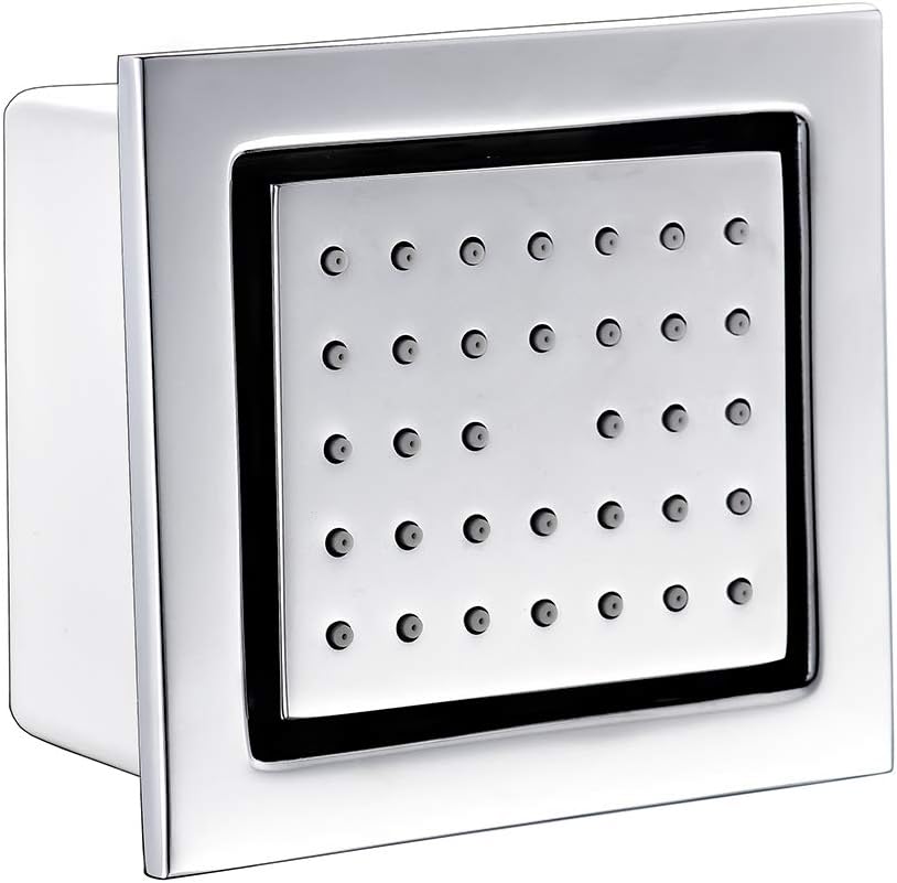 Shower Body Spray Brass Square Massage Jets Spray Wall Mounted Body Jet Shower SPA Body Spray Chrome, SFA028A