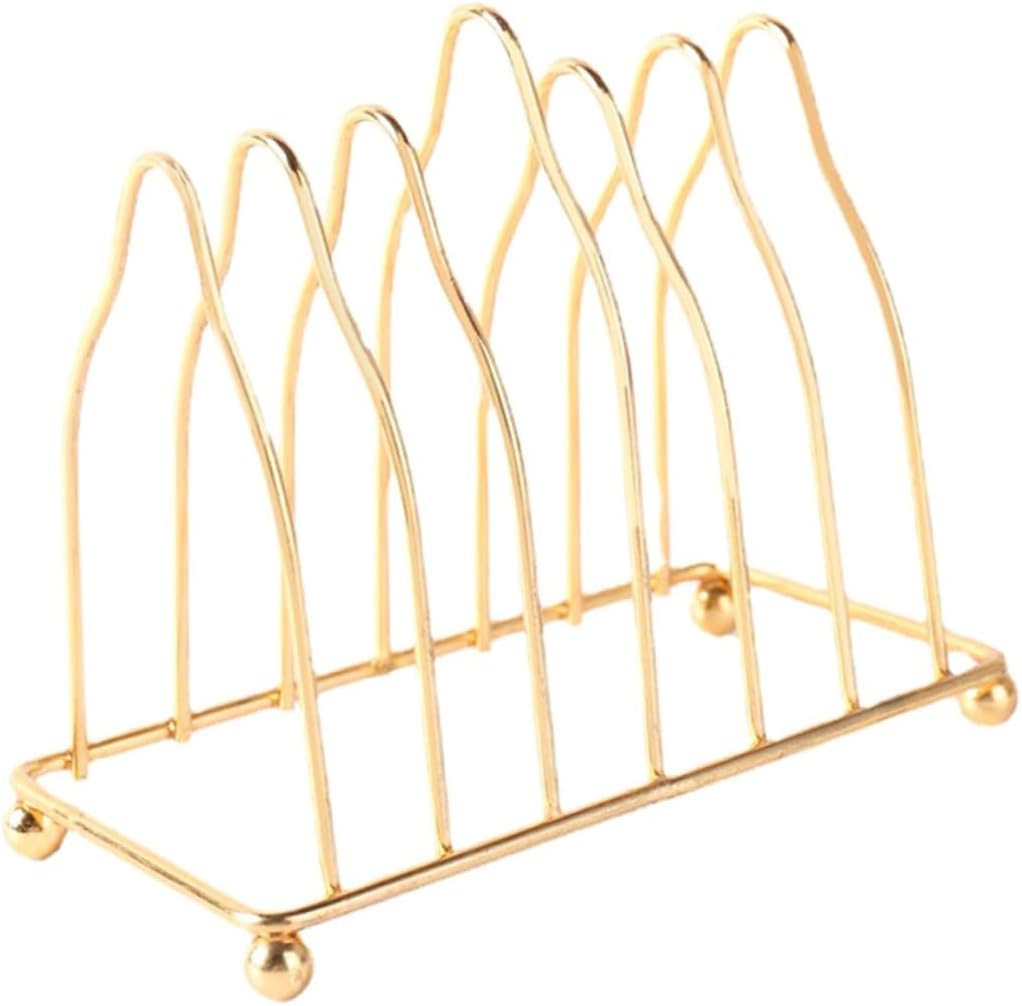 Alipis Decorative Plate Rack Space Saving Dish Organizer for Kitchen Supply Design for Drying Dishes Sturdy Holder for Plates Elegant