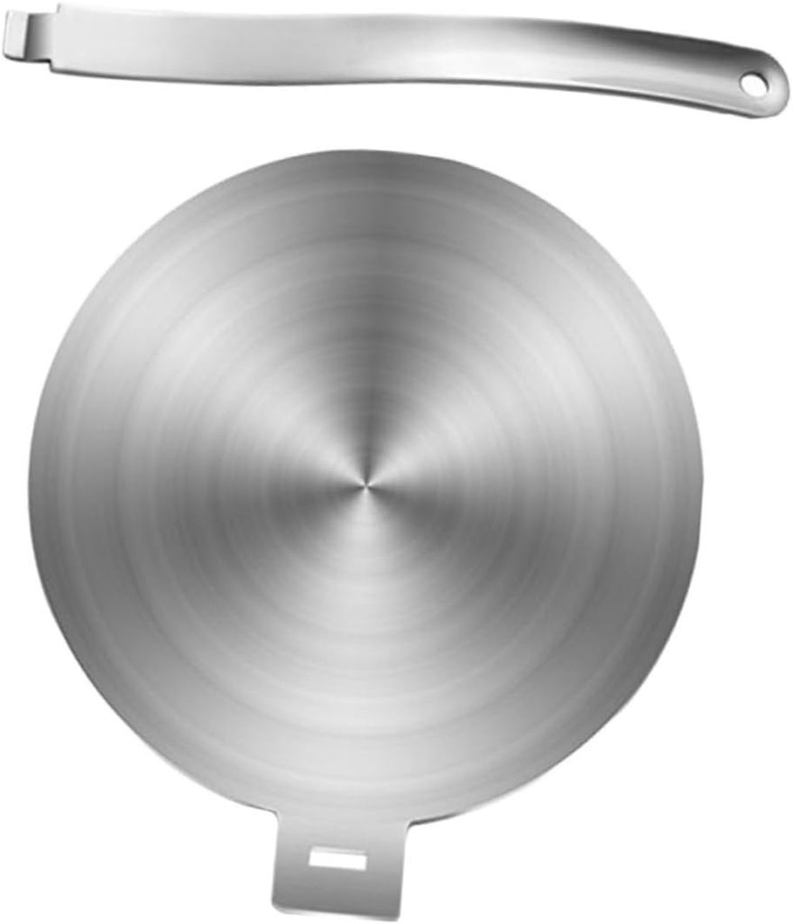 Heat Diffuser Plate for Induction Gas Stoves Cooking Adapter Radiant Simmer Plate for Even Heat Distribution Compatible All Cookware