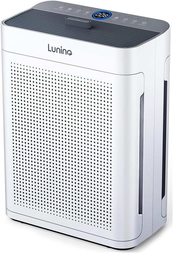 Air Purifiers for Home Large Room up to 3000sq.ft, LUNINO HEPA Double-Sided Air Purifier with Washable Filter, PM 2.5 Display Air Quality Sensors, Air Cleaner for Pets Hair, Odor, Dust, Smoke, Pollen