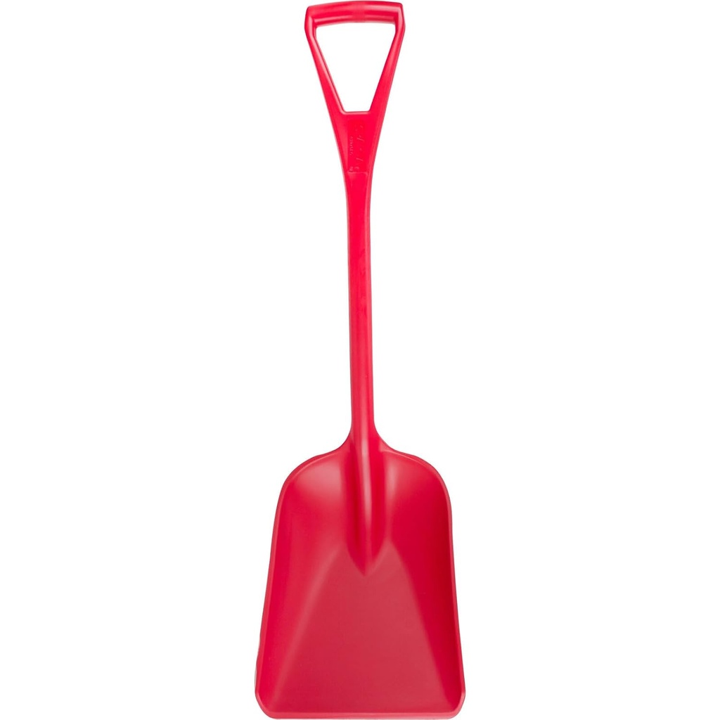 SPARTA 41076EC05 Plastic Sanitary Shovel, Food Safe Plastic Shovel For Commerical Kitchens, 11 Inches, Red