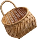 IMIKEYA Woven Hanging Basket for Kitchen Storage Lightweight Wall Decor Basket for Fruits Vegetables and Bread Stylish Pastoral Design for Home and Balcony Decoration