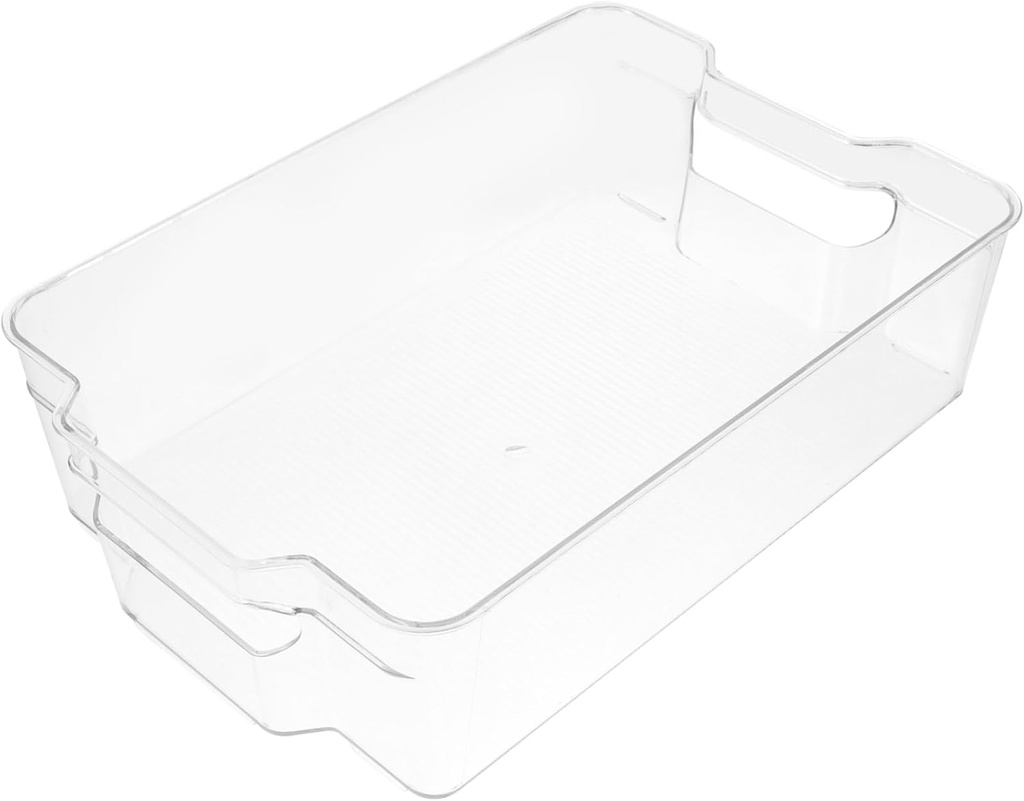 LIFKOME Fridge Beverage Can Organizer Transparent Rolling Drink Dispenser for Soda Beer Storage for Refrigerator Design