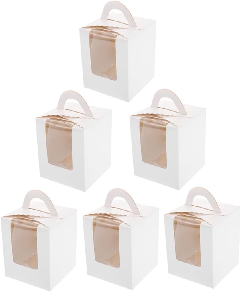 PRETYZOOM Elegant Cake Carrier Server Dessert Boxes for Christmas Storage Design Simple Practical