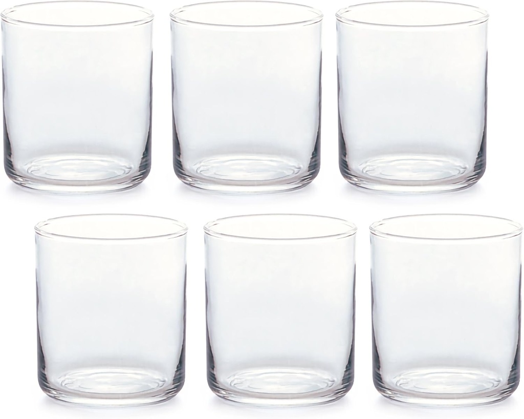 Aderia B-6232 Glass, Cup, Tumbler, Burikko Glass, 6.3 fl oz (160 ml), Set of 6, Mini Glass/Sweets Container, Made in Japan