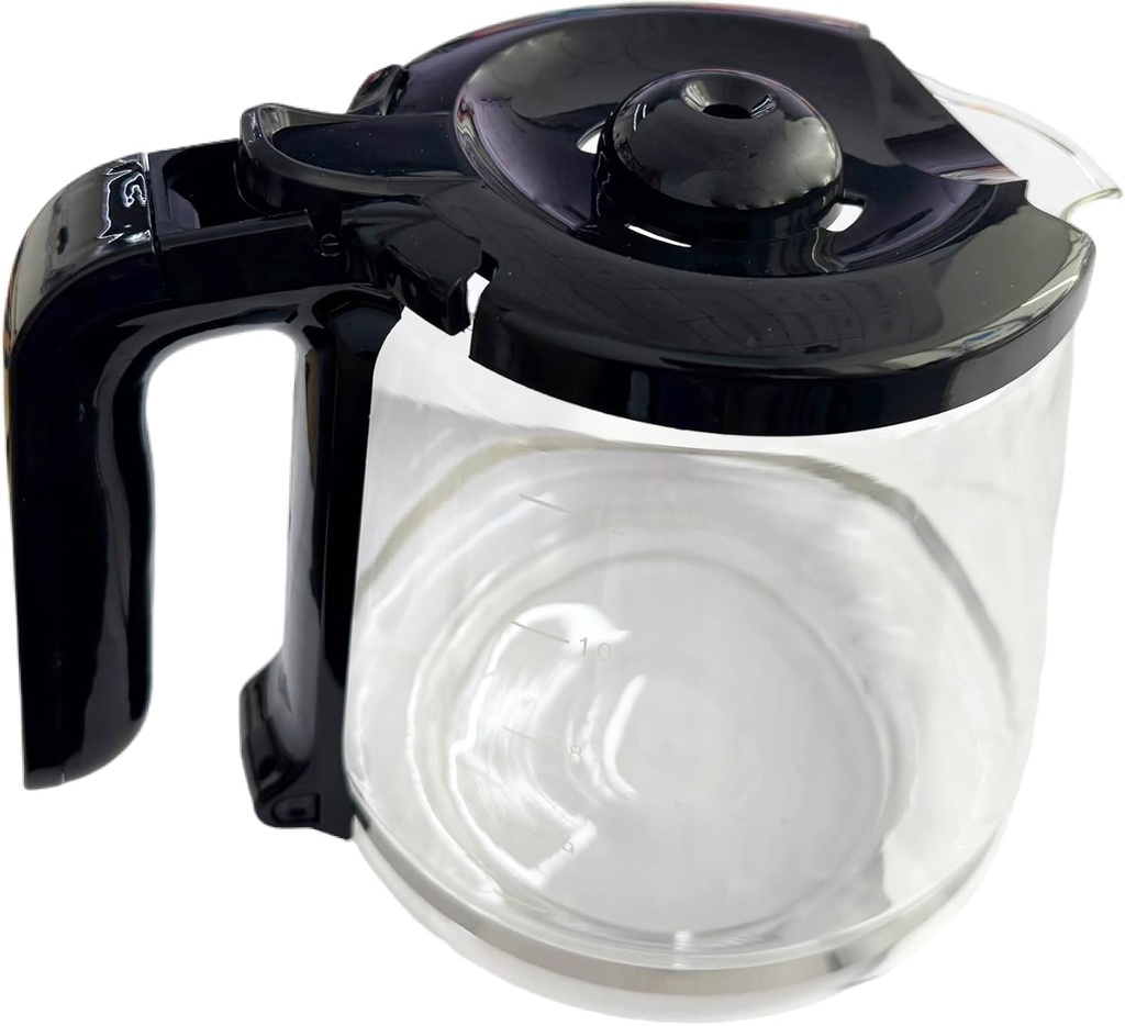 #2104488 12-Cup Black Replacement Carafe for RF Series Coffeemaker BVMC-RC 12 Cup Glass Carafe Pot 750ML New Replacement Parts For Mr. Coffee