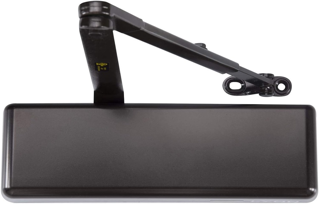 CLG HARDWARE Extra Heavy Duty Commercial Door Closer, DC9016 Automatic Door Closer, Surface-Mounted Auto Door Closer, Size 1-6 Commercial Door Closer Heavy Duty for Heavy Traffic Areas, Dark Bronze