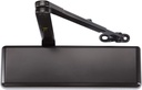 CLG HARDWARE Extra Heavy Duty Commercial Door Closer, DC9016 Automatic Door Closer, Surface-Mounted Auto Door Closer, Size 1-6 Commercial Door Closer Heavy Duty for Heavy Traffic Areas, Dark Bronze