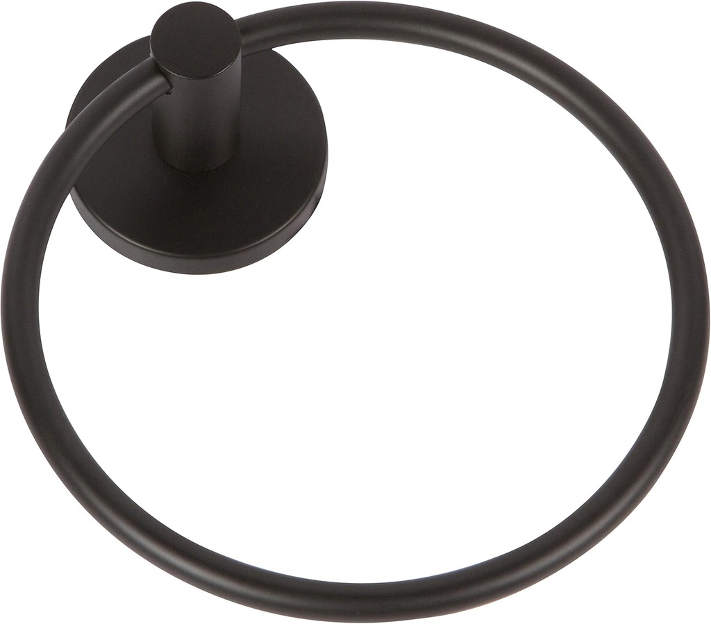 Delaney Hardware 598504 Towel-Rings, 900 Series, Black
