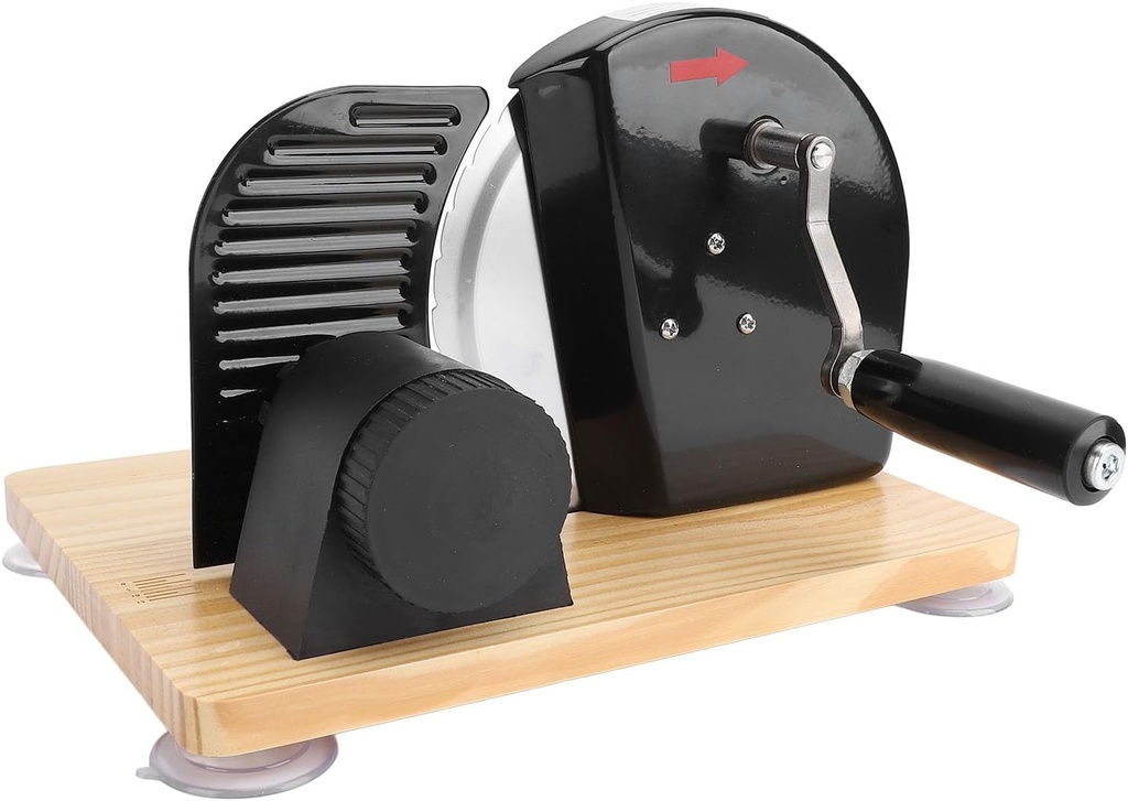 Bread, Manual Bread Manual Bread Cutter with Stainless Steel Wood Adjustable Thickness Hand Crank Loaf Cutter Bread For Homemade Bread For Homemade