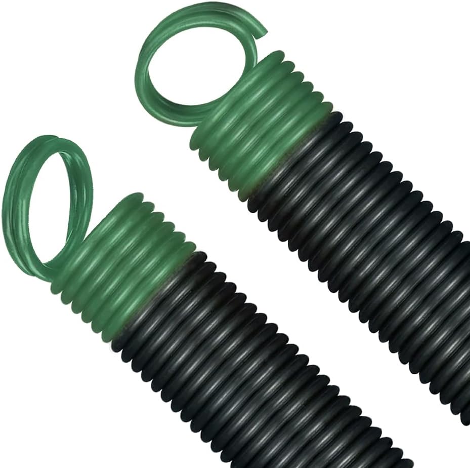 2 Pack 25" Garage Door Springs for 7 FT Garage Doors Doors - Made in USA (120 LBS Green End 2 Springs)