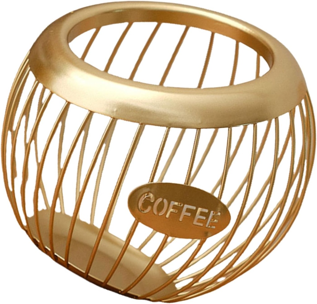 Sturdy Coffee Organizers Basket In Elegant Designs Featuring Opening Portable Accessory For Home Or Office Use Kitchen Decoration