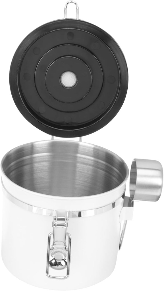 SECFOU Airtight Coffee Bean Storage Jar Sealed Canister Sturdy Multi-function Household Storage Canister for Beans Dried Fruits Tea Cookies