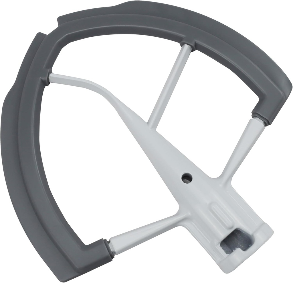 6qt Silicone Edge Mixer for Kitchenaid Bowl-Lift Stand Mixers – Compatible with Professional & 600 Series, Premium Aluminum Alloy & Flexible Silicone for Smooth Mixing and Bowl Protection