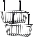 Luxshiny 2pcs Hanging Wire Baskets for Organizing Shower Basket Kitchen Seasoning Rack Iron for Bathroom Storage
